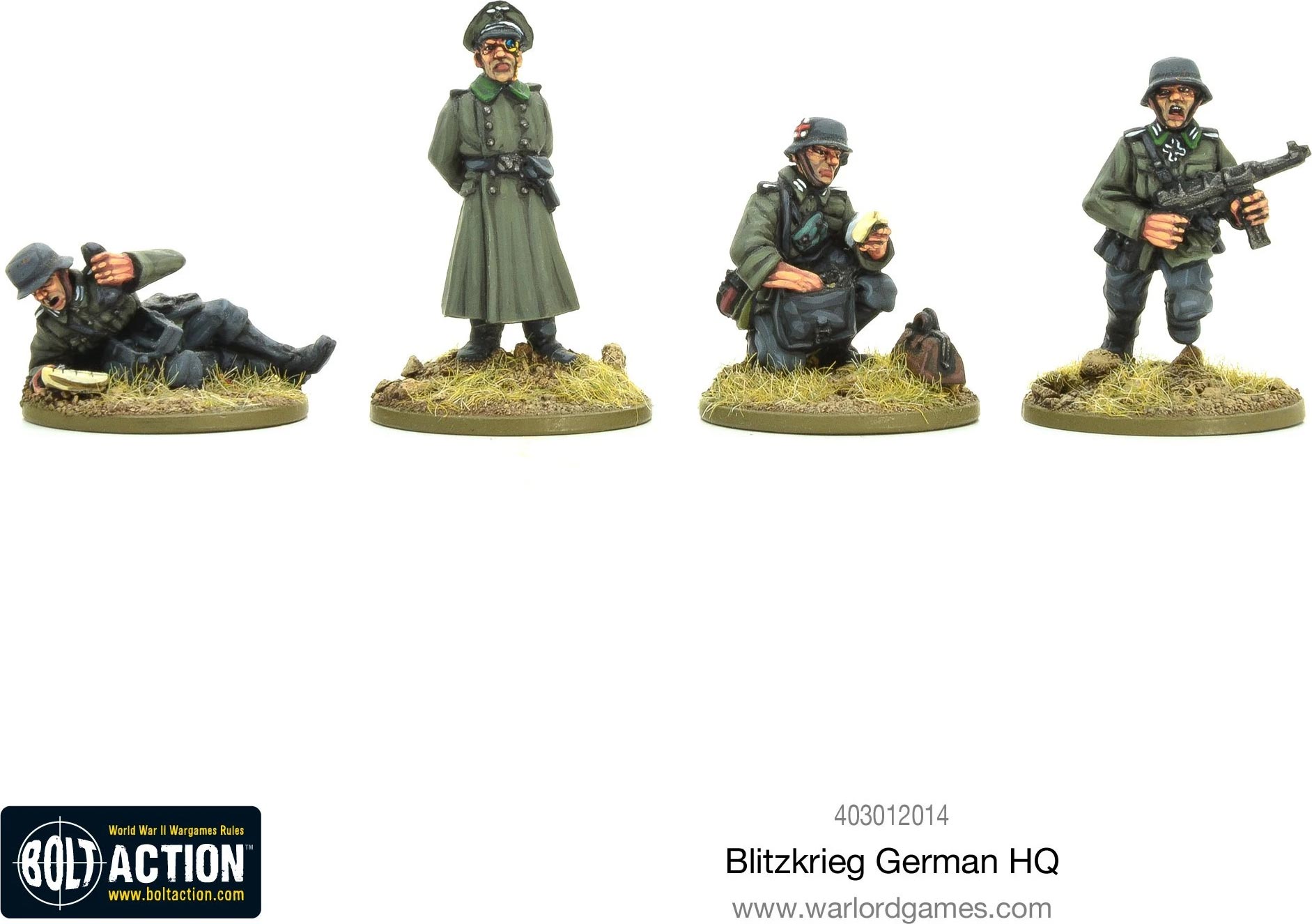 Blitzkrieg German infantry Warlord Games Bolt Action 28mm WGB-WM-02 WWII Early war Germans 