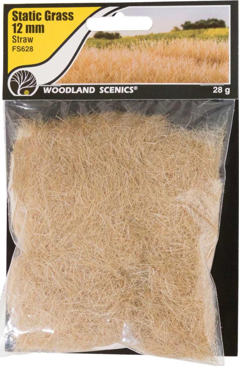 Woodland Scenics 12 mm Static Grass - Straw