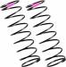 X-Gear 13mm Buggy Rear Springs 3X Hard 9.00T Pink