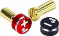 LowPro Bullet Plugs & Grips 5mm Red/Black