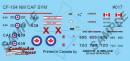 Canadair CF-104 Starfighter - CAF & SYM (1970-1980) 1/72