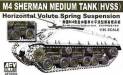 1/35 M4 Sherman Med Tank Wheels & Suspension (HVSS)