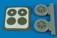 1/32 Bf109E Wheels For EDU