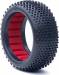 1/8 Buggy Crossbrace Super Soft LW Tires w/Red Ins (2)