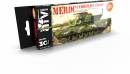 Acrylic Paint Set 3rd Gen 17ml (8) MERDC Camouflage Colors