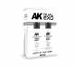 Dual Exo Acrylic Set 60mlx2 01 Xtreme White & Robot White