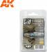 Air Series: Acrylic Paint Set 17ml (4) Luftwaffe Fighter Camoufla