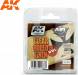 Air Series: Acrylic Paint Set 17ml (3) WWI Planes Doped Linen