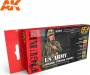 *REORDER* AKI11634 Figure Series: Acrylic Paint Set 17ml (6) US A