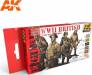 Figure Series: Acrylic Paint Set 17ml (6) WWII British Uniform