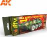 AFV Series: Acrylic Paint Set 17ml (8) PLA Army & Artillery