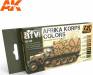 Acrylic Paint Set 17ml Bottles (6) Afrika Korps Camouflage