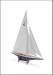 1/80 Endeavour 1934 Schooner w/Poly Hull 49.5cm