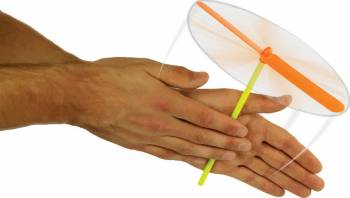 Flying propeller shop hand powered toy