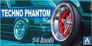 1/24 Wheel Set Techno-Phantom 14-Inch