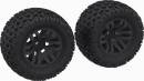 Dboots 'fortress MT' Tire Set Glued (Black) (2pcs)