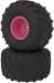 dBoots Chevron MT Tire Set Glued (Gorgon) - Pink