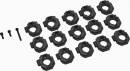 Motor Plate Set (16) - Mini