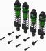 Shock Set F/R Assembled 700cSt Oil (Green) (4)