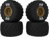 dBoots Chevron MT Tire Set Glued (Bronze) (2 Pairs)