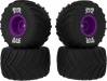dBoots Chevron MT Tire Set Glued (Purple) (2 Pairs)