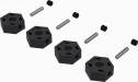 12mm Wheel Hex set (Aluminum) (4)