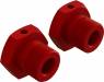 Aluminum Wheel Hex 17mm Red (2)