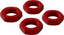 Aluminum Wheel Nut 17mm Red (4)