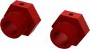 Aluminum Wheel Hex 24mm (Red) (2)