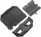 Front/Rear Shock Mount Radio Tray Nero