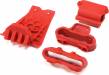 Lower Skid & Bumper Mount Set - Red