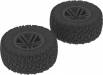 Sidewinder 2 SC Tire/Wheel Glued Black (2)