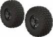 Dboots Fortress SC Tire Set Glued Black Chrome (2)