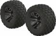 *REORDER* ARA550086 Dboots Fortress MT Tire Set Glued Black Chrom