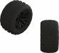 Dboots 'fortress' Tire Set Glued (Black) (2 Pairs)