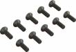 Flat Head Hex Machine Screw M2.5x8mm (10)