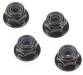 Flange Lock Nuts 4mm (4)