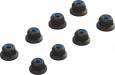 Flanged Lock Nut M3 Black (4)