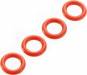O-Ring P-5 4.5X1.5mm Red (4)
