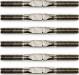 1:14 Titanium Turnbuckle Set Silver 35mm/1.37in