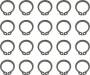 C-Clips 15mm (20)