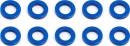 Ballstud Washers 5.5x1.0mm Blue Alum
