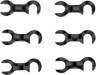 RC10TC8 FT Carbon Fiber Steeting Block Shims