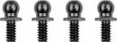 RC10 Ballstuds 5.3mm Short Neck Black