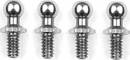 RC10 Ballstuds 3.9mm Silver
