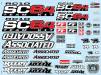 RC10SC6.4 Decal Sheet