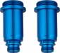 SR10 Shock Bodies 12x23mm Front Blue Aluminum