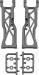 RC10T7 FT Rear Suspension Arms
Carbon