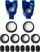 RC8B4.1 FT Rear Hubs Aluminum - Blue