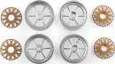 RC10DS Front And Rear Wheels